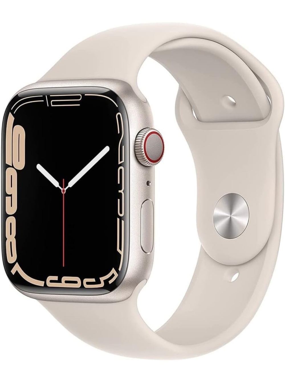 Apple Watch Series 7 GPS +
Cellular, 45mm Starlight
Aluminium Case Starlight